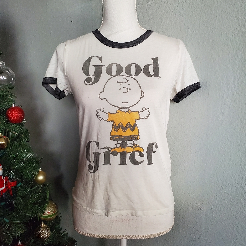 Peanuts Good Grief t shirt size s